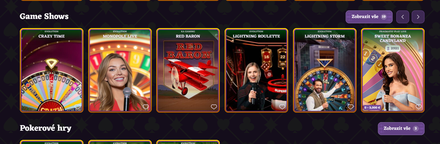Herní show Crazy Time a další zábavné formáty v Happy Jokers Casino